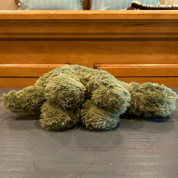 The Manhattan Toy Company Green Stegosaurus Dinosaur Plush Stuffed Animal Toy - Picture 9 of 13